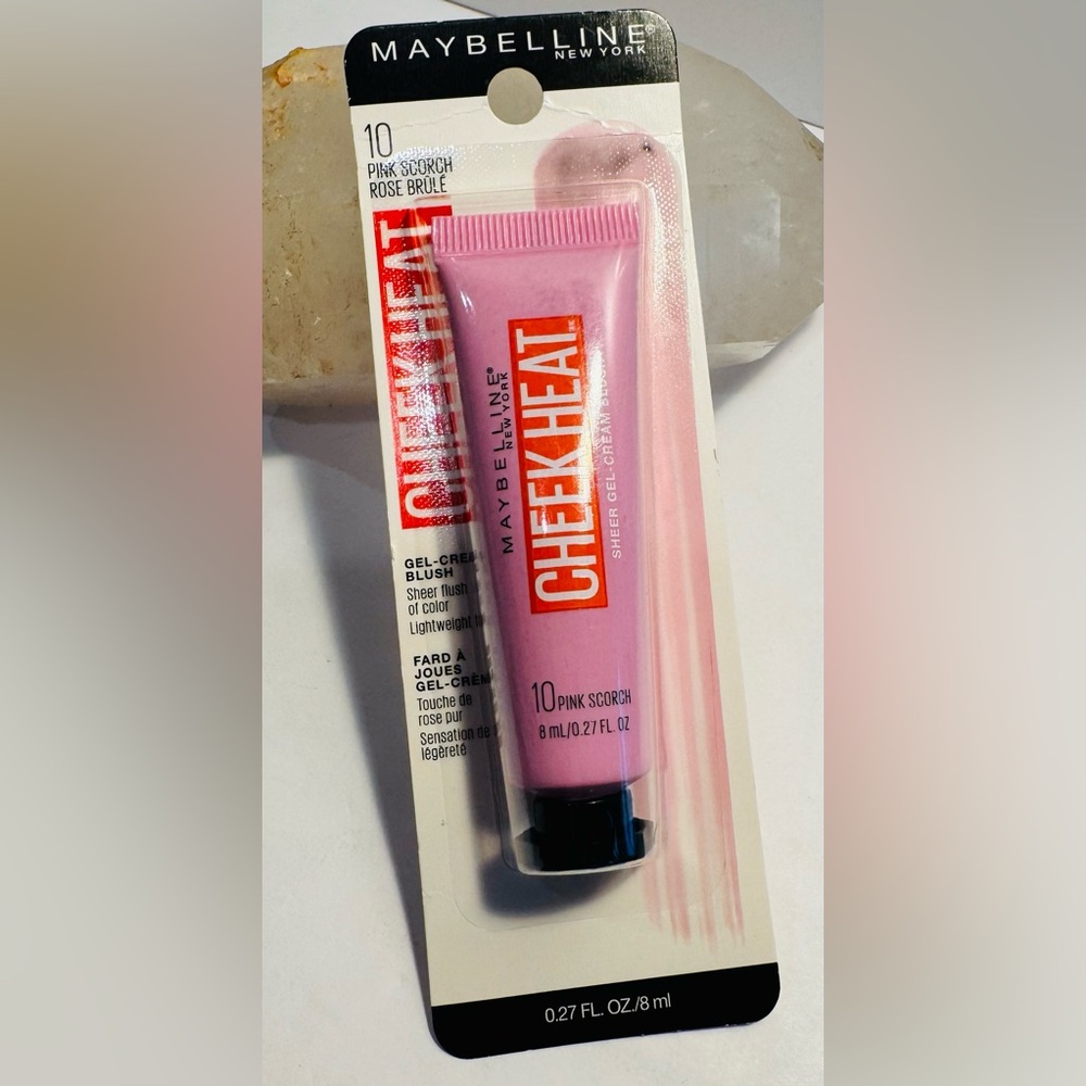 Maybelline Cheek Heat Gel/Cream Blush in Pink Scorch NWT 8ml